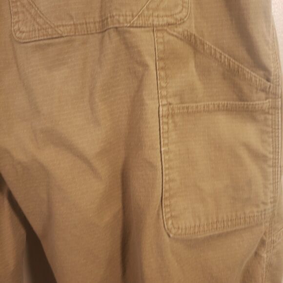 Hawx Work Pant Mens 42x28 Gear Ripstop Cargo Utility Tan Double Knee Articulated - Picture 11 of 12